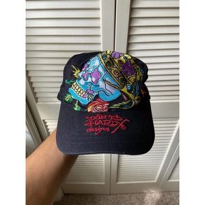 Ed Hardy Military Skull Cap y2k・ギャル レア☆希少 エドハーディed hardy キャップ 帽子 y2k スカル